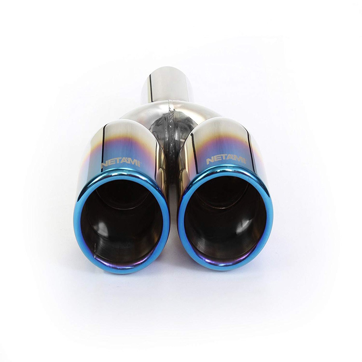 Double tip car muffler