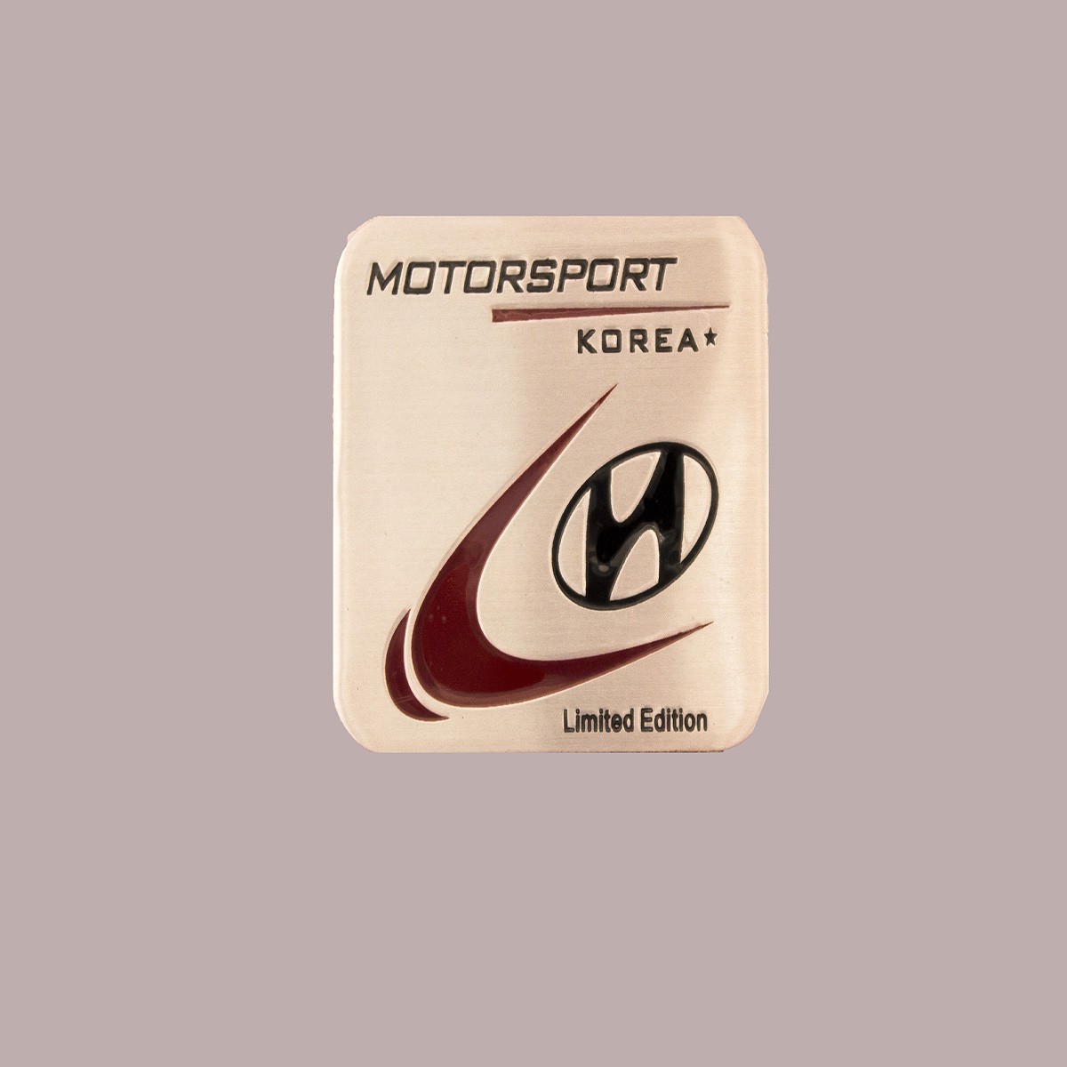 Hyundai Motorsport Metal Logo Batch for Cars 