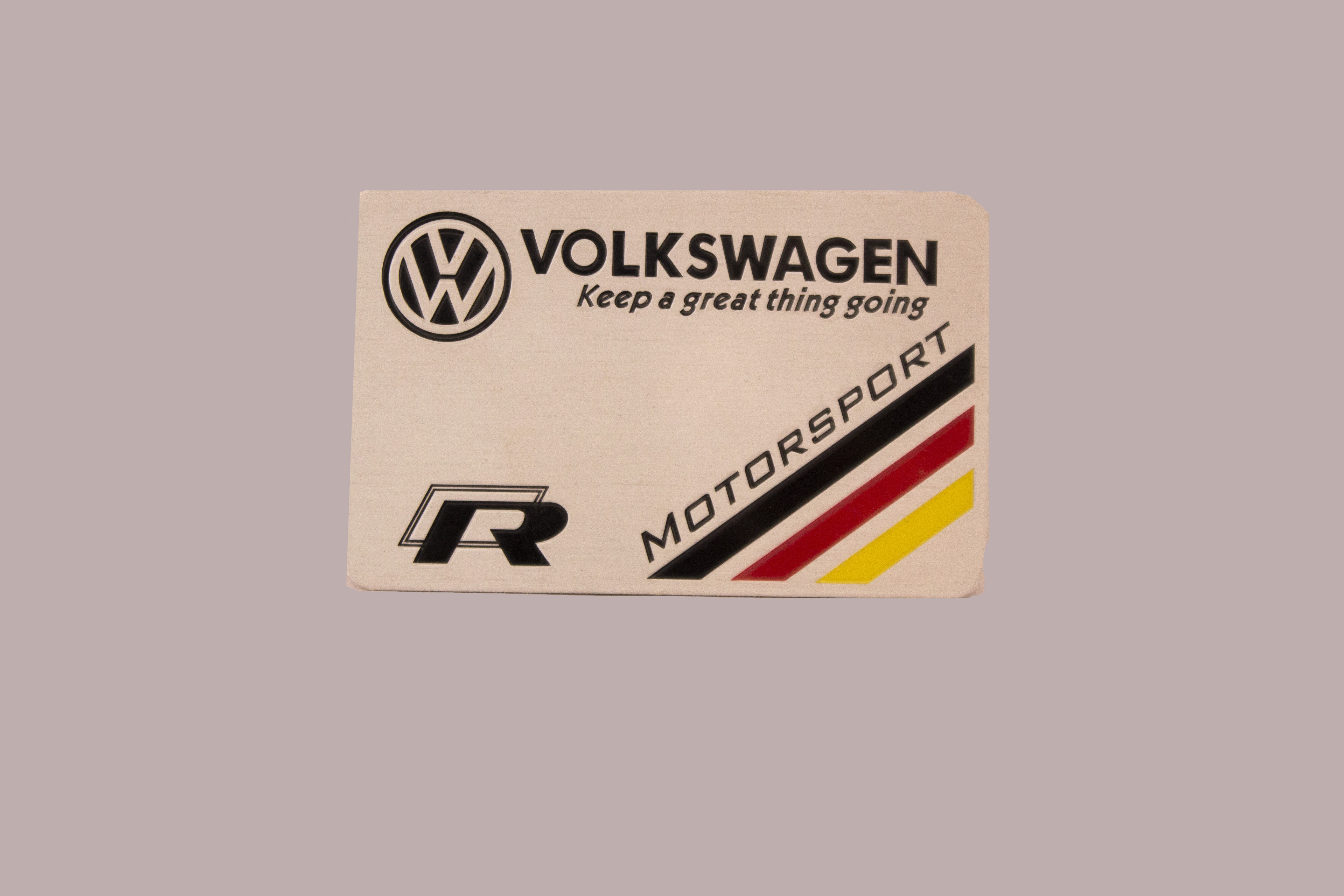 Volkswagen Motorsport Metal Logo Batch for Cars