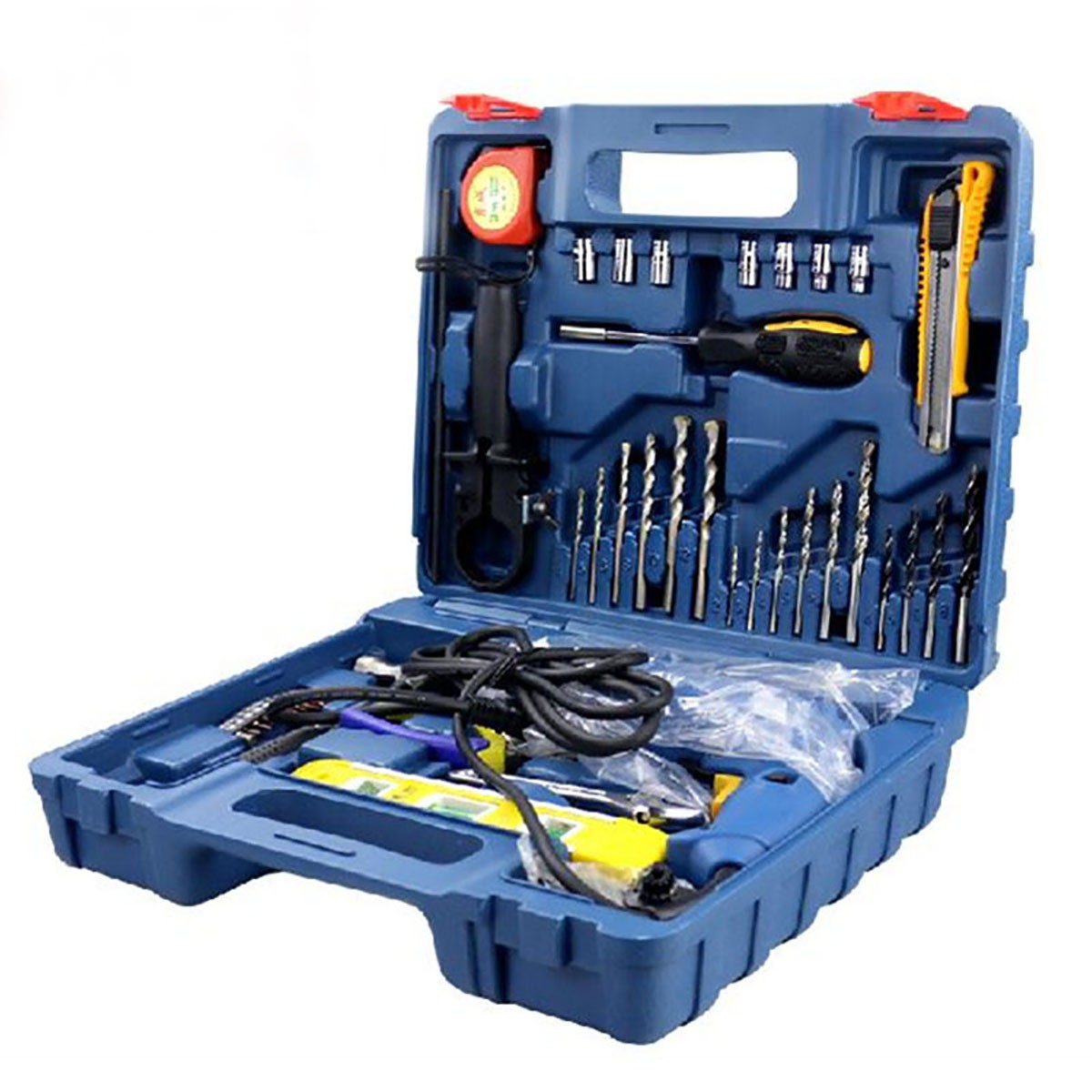 Dongcheng 500 Watt Power Impact Drill and Tool Kit Set DZJ04-13