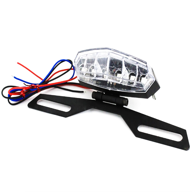 6 LED Tail Light/ Number Plate Holder For Motorcycle