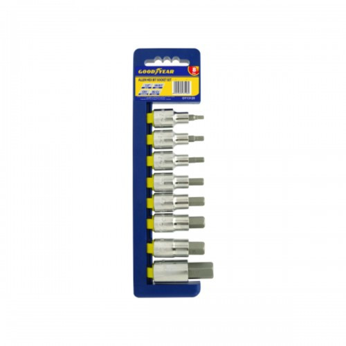 GoodYear 8 Pcs Allen Hex Bit Set GY13128