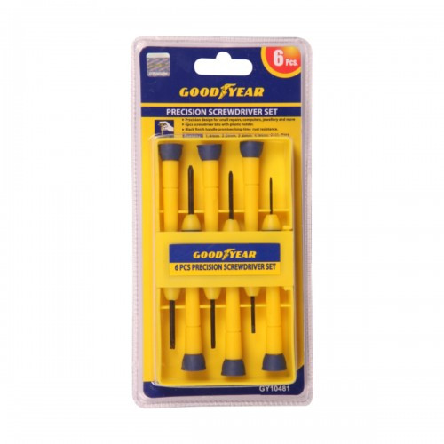 GoodYear 6 PCS Precision Screwdriver Set GY10481