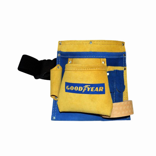GoodYear GY10491 5 Pocket Leather Tool Bag