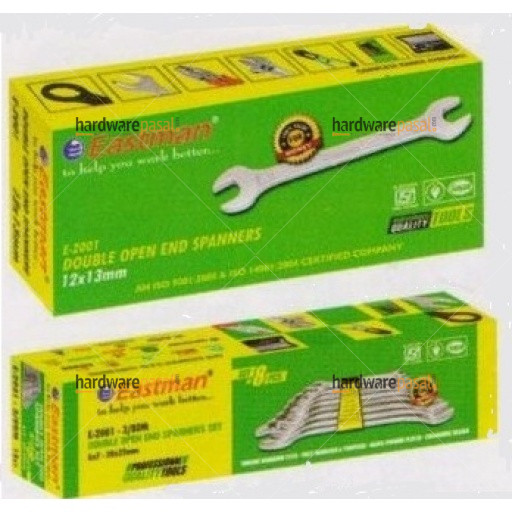 Eastman 8 Pcs DOE Jaw Spanner (Open Spanner) Set Box Packing E- 2001