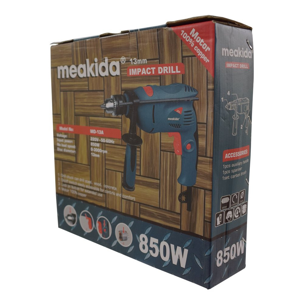 Meakida 850 Watt Impact Drill MD-13A