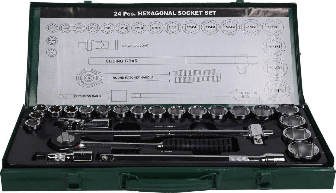 Eastman ½” Drive Socket Set (Hex Socket Set) E- 2202