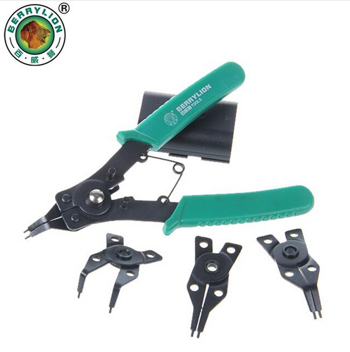 Berrylion 8"/200mm 4 in 1 Circlip Plier 014505200