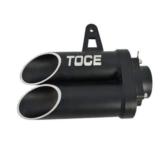 TOCE CNC Double Half Exhaust- Silencer