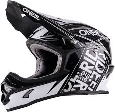Dot helmet Black and white Oneal