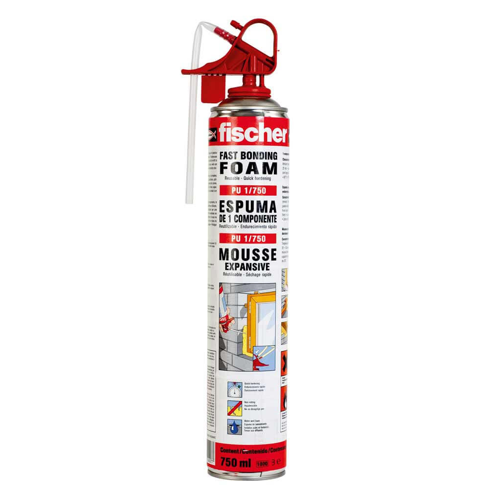 Fischer PU Fast Bonding Foam 750ml