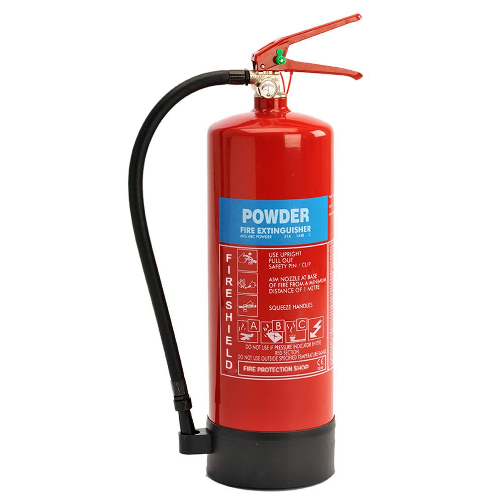 ABC 6KG Dry Powder Fire Extinguisher Fireshield PRO