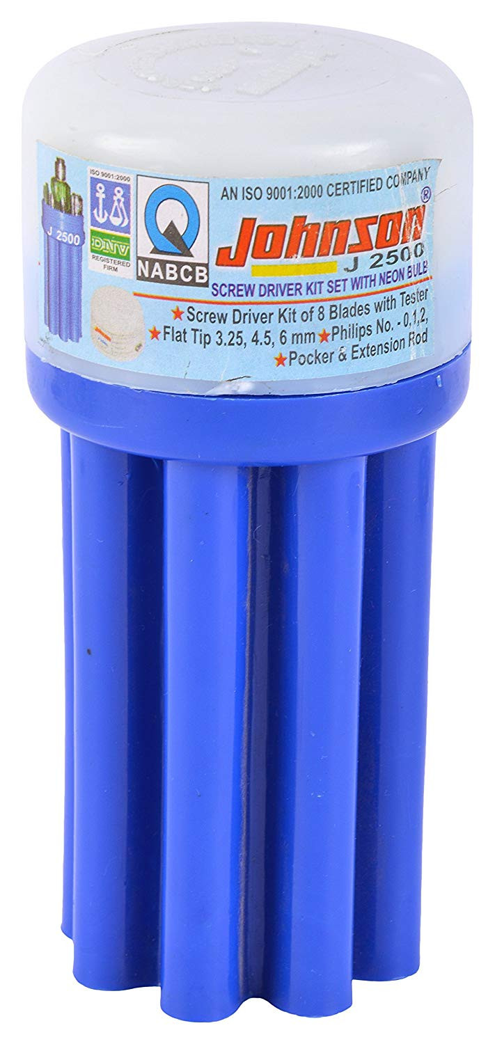 Johnson Chrome Vanadium Steel Screwdriver Kit Set