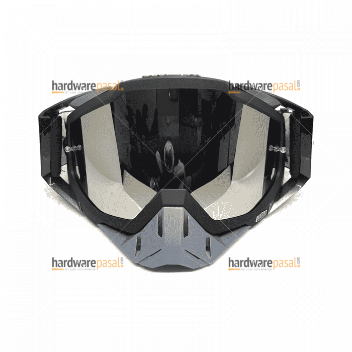 100% MX Goggles Black and Grey Mix