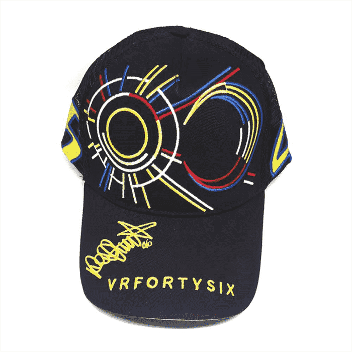 Snap Back Cap - VR46 (Black and Yellow)