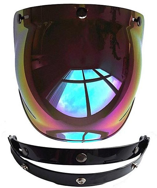 Windshield/ Bubble Visor for Half Helmet