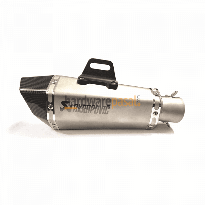 Akrapovic Exhaust/ Silencer with Silver Handle