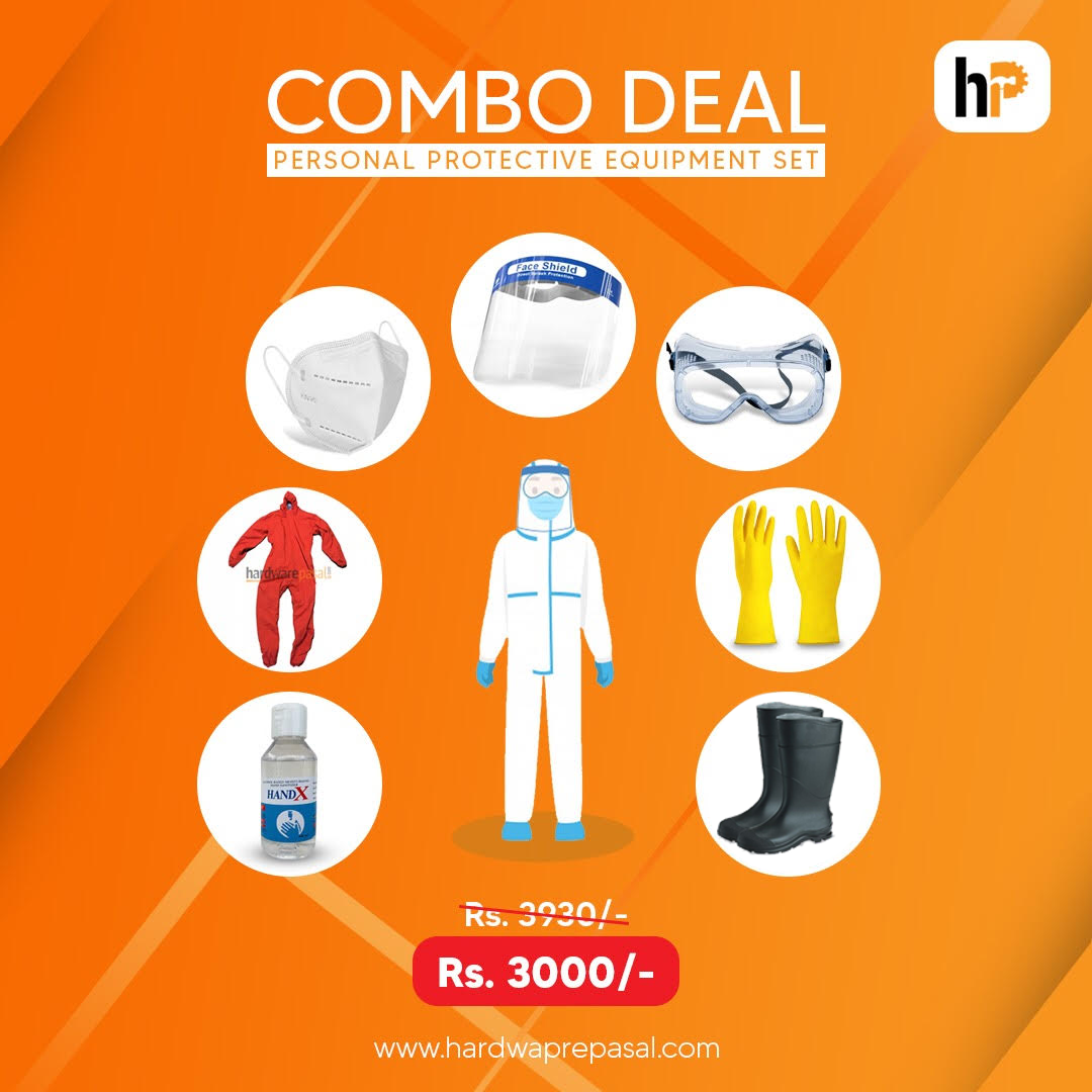 Personal protective equipment set 