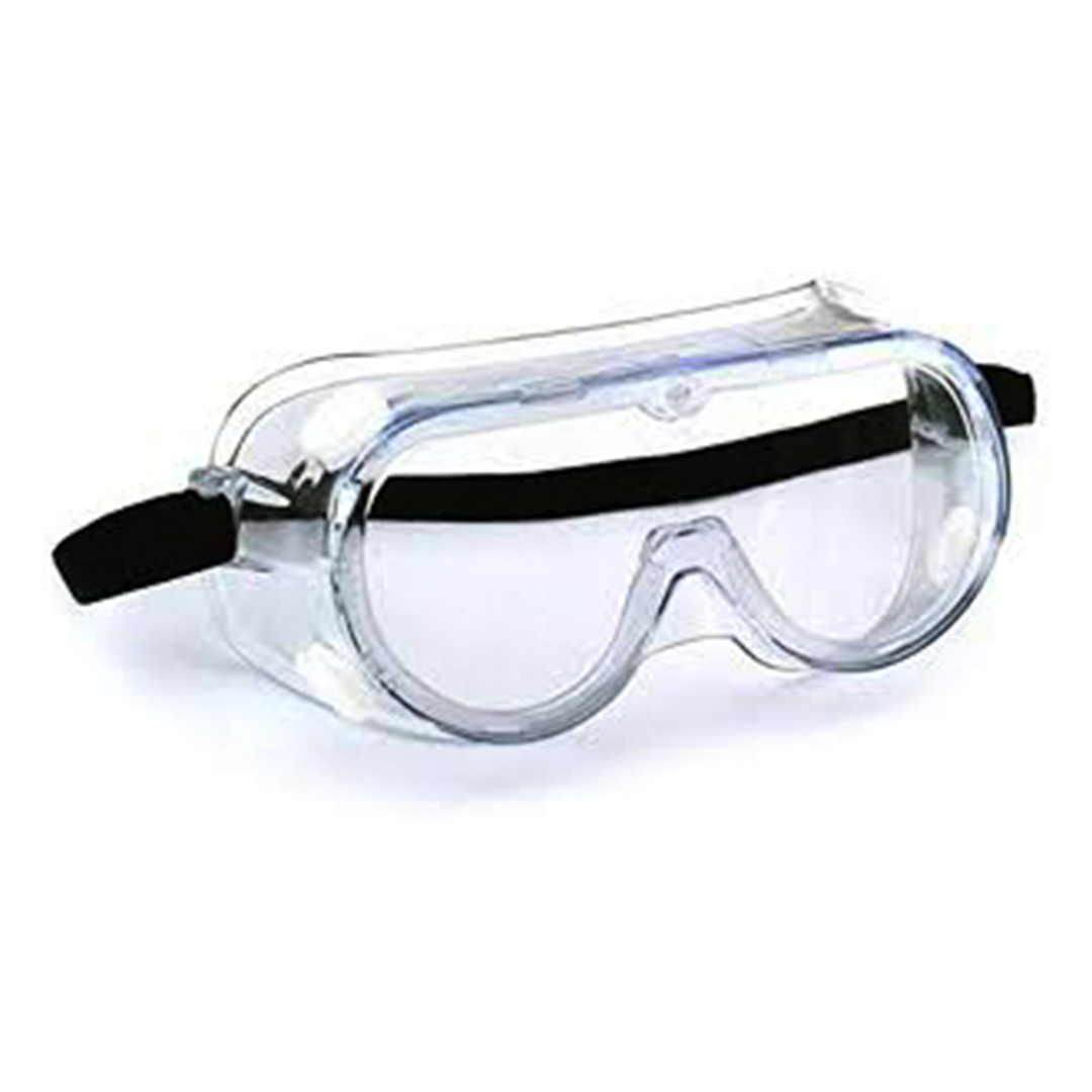 Clear safety goggles.