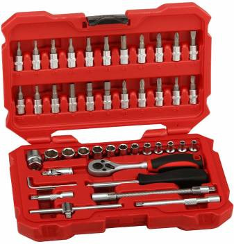 Baum 1/4" Drive- 46 Pcs Socket Set- Professional (Set Hex) 237S2