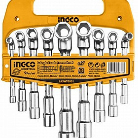 Ingco  9 Pcs L-Angled Socket Wrench Set LASWT0901