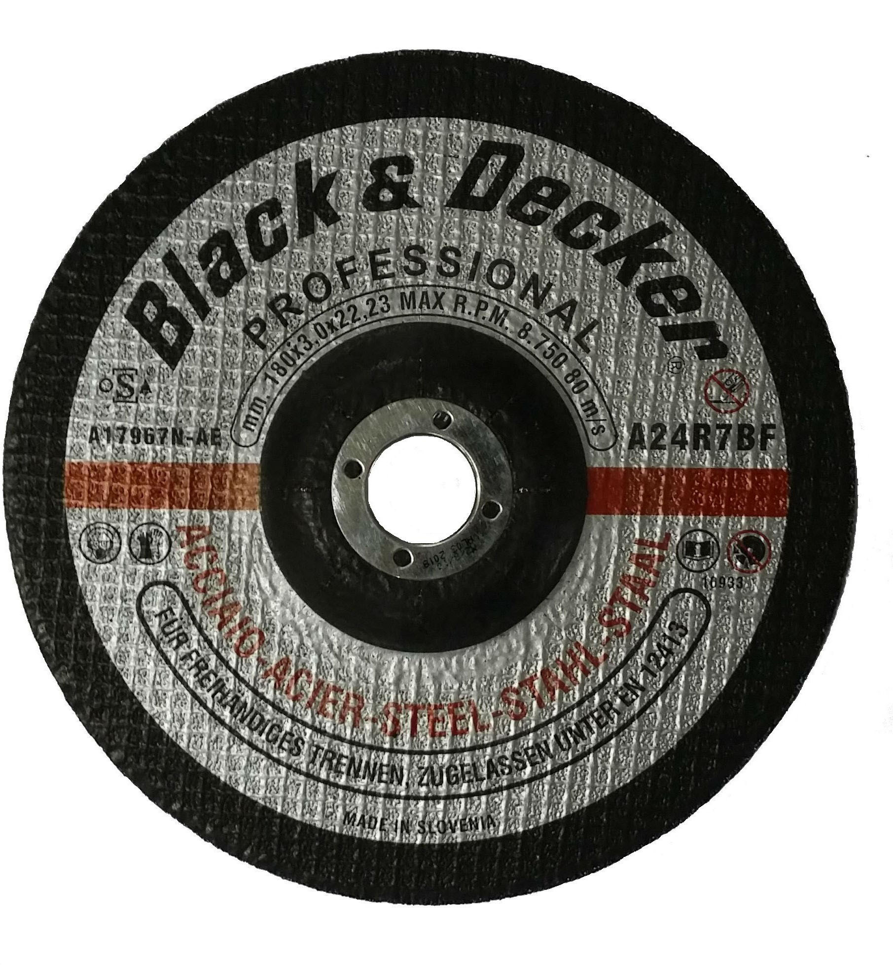 Black+Decker 9” Metal Cutting Disc A17987N-AE