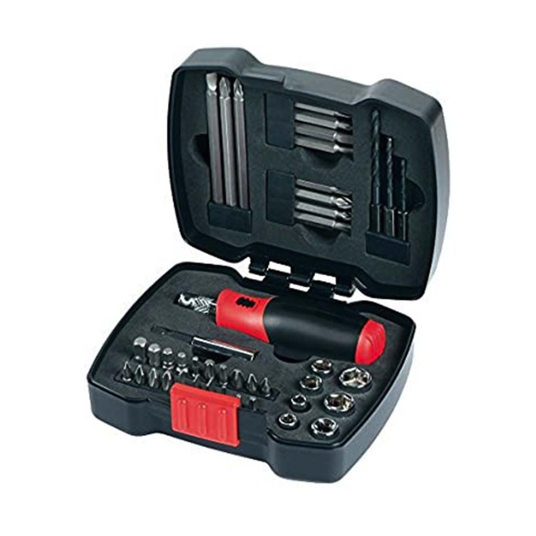 Black+Decker 43 Pcs Ratchet Screwdriver and Socket Set A7175-XJ