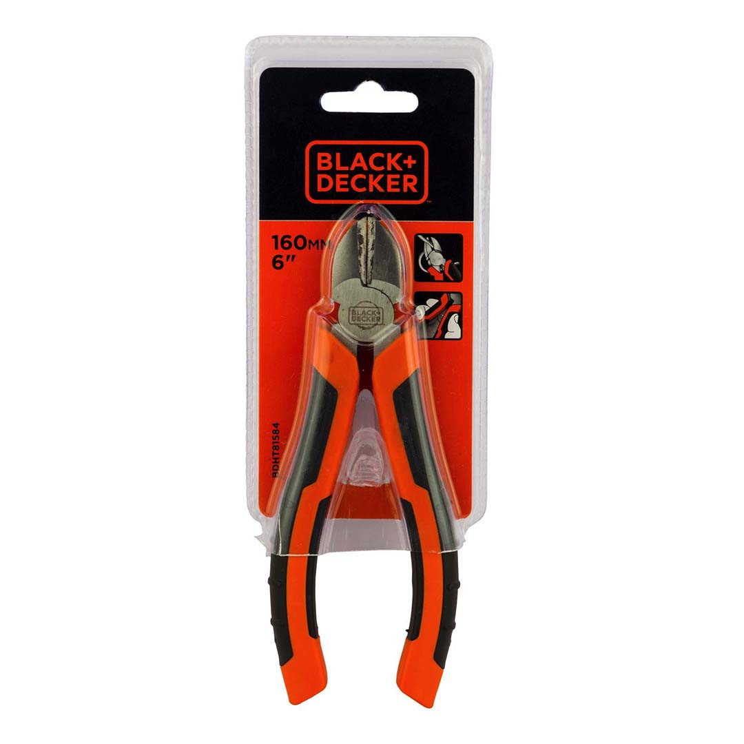 Black+Decker 160mm Diagonal Cutting Plier BDHT81584