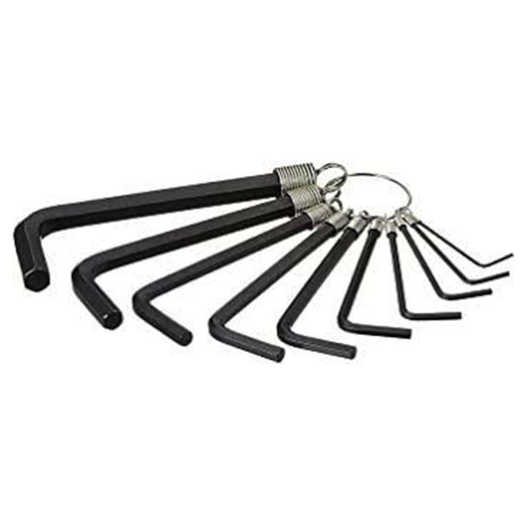 Stanley 10 Pcs Metric Hex Key Ring Allen Key Set STMT69213-8