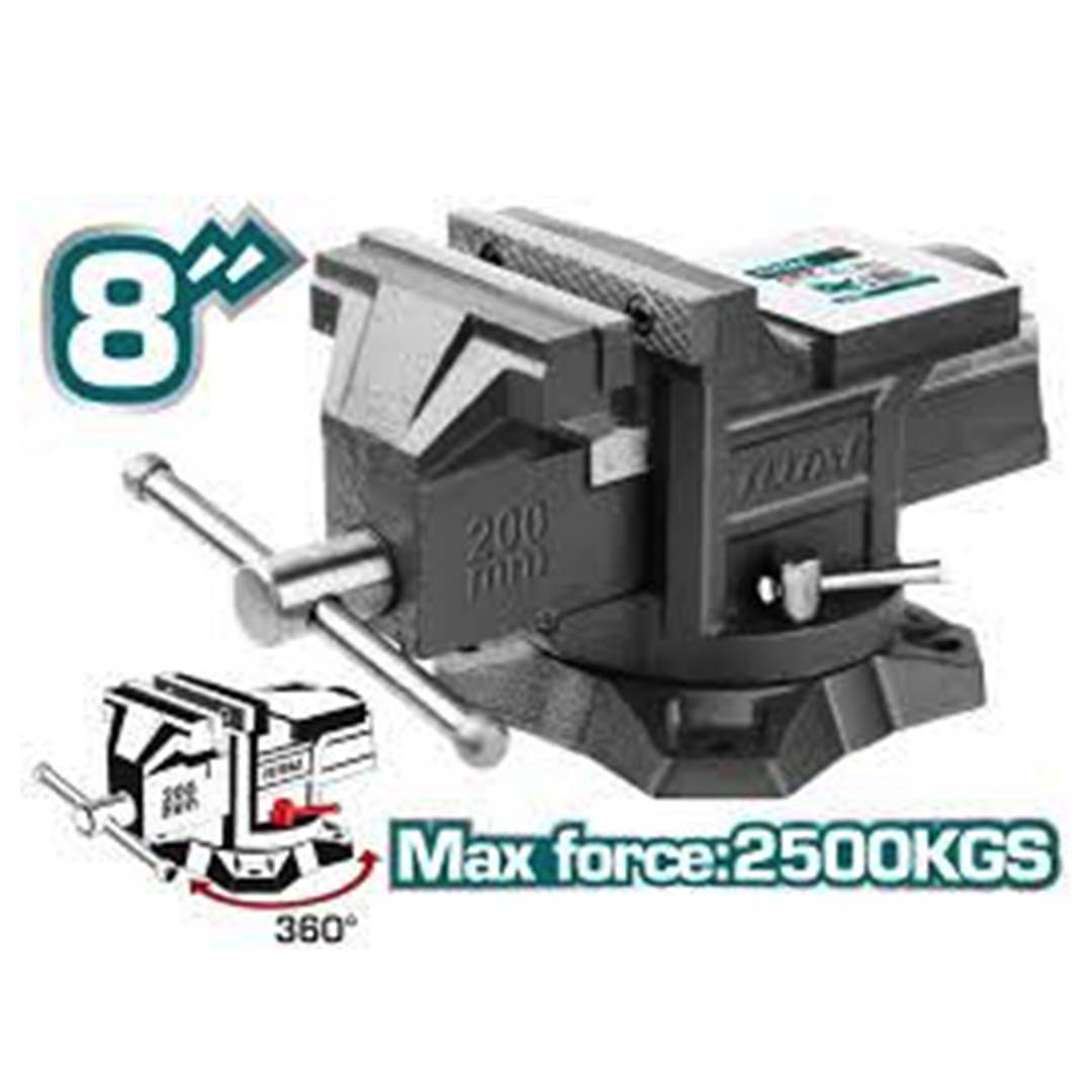 Total 8” Bench Vice THT6186