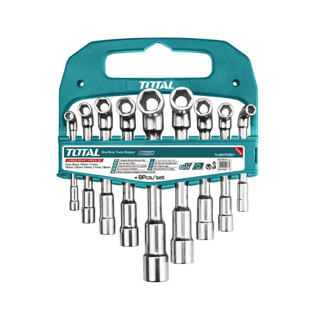 Price of Total 9 Pcs LAngled Socket Wrench Set online in Nepal