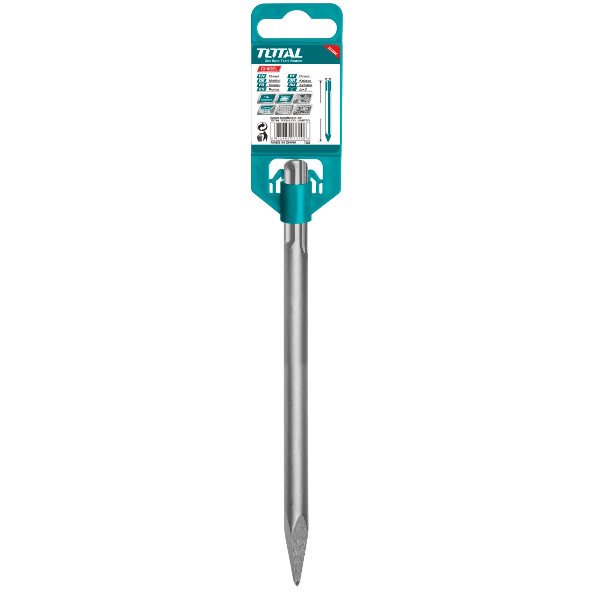 Total 14*250mm SDS Plus Pointed Chisel TAC1511141