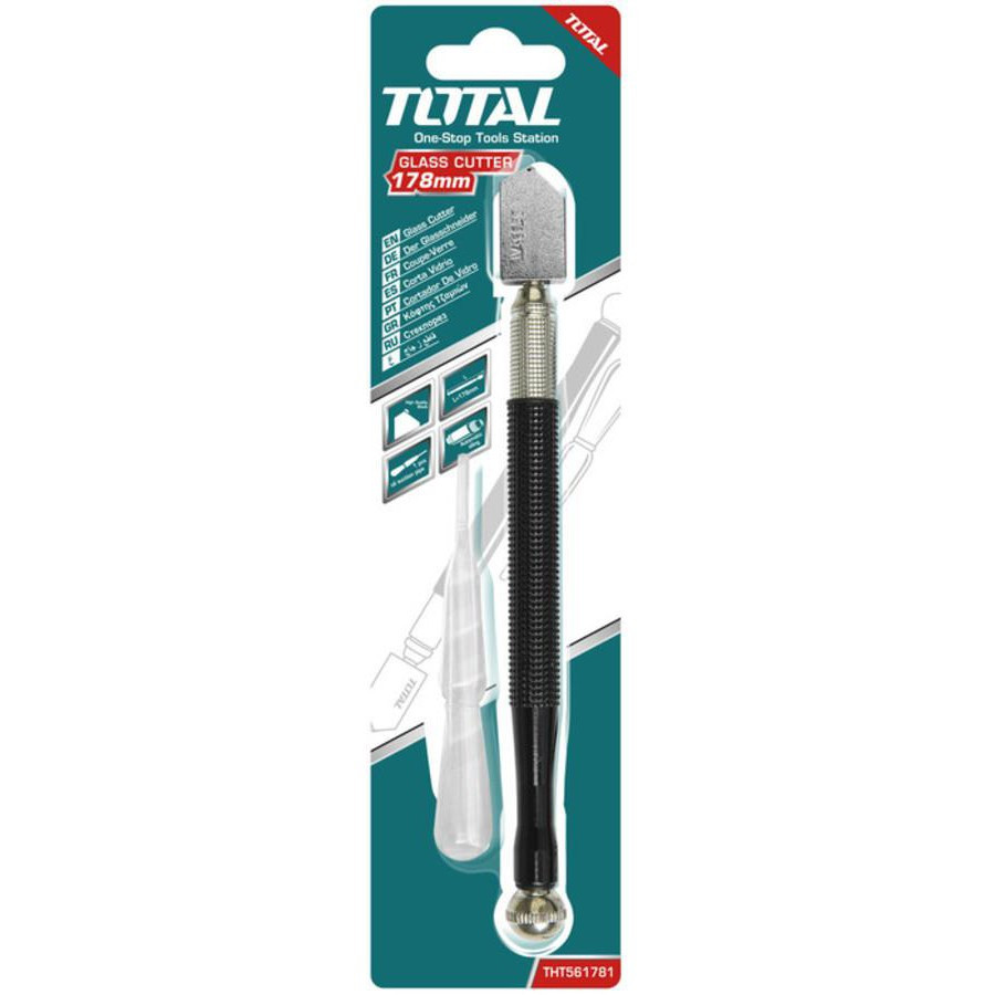 Total 178mm Heavy Duty Glass Cutter THT561781