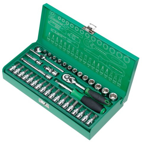 Pro'skit 38Pcs 1/4'' Driver Socket Tool Set SK-23801M
