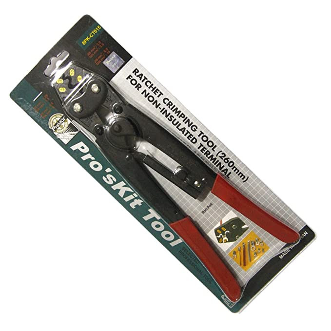 Pro'skit 260mm Ratchet Crimping Tool For Non-Insulated Terminal 8PK-CT015
