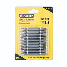 UYUSTOOLS 10 Pcs Double End Bits Set BTS65H2