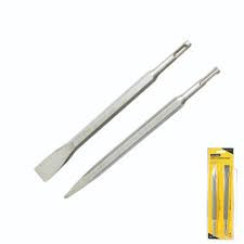 UYUSTOOLS 2 Pcs SDS-Plus Stone Chisel Set BCT201