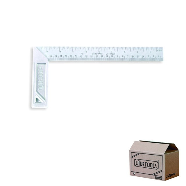 UYUSTOOLS 12” Try Square With Powder Metallurgy Base ECF12U