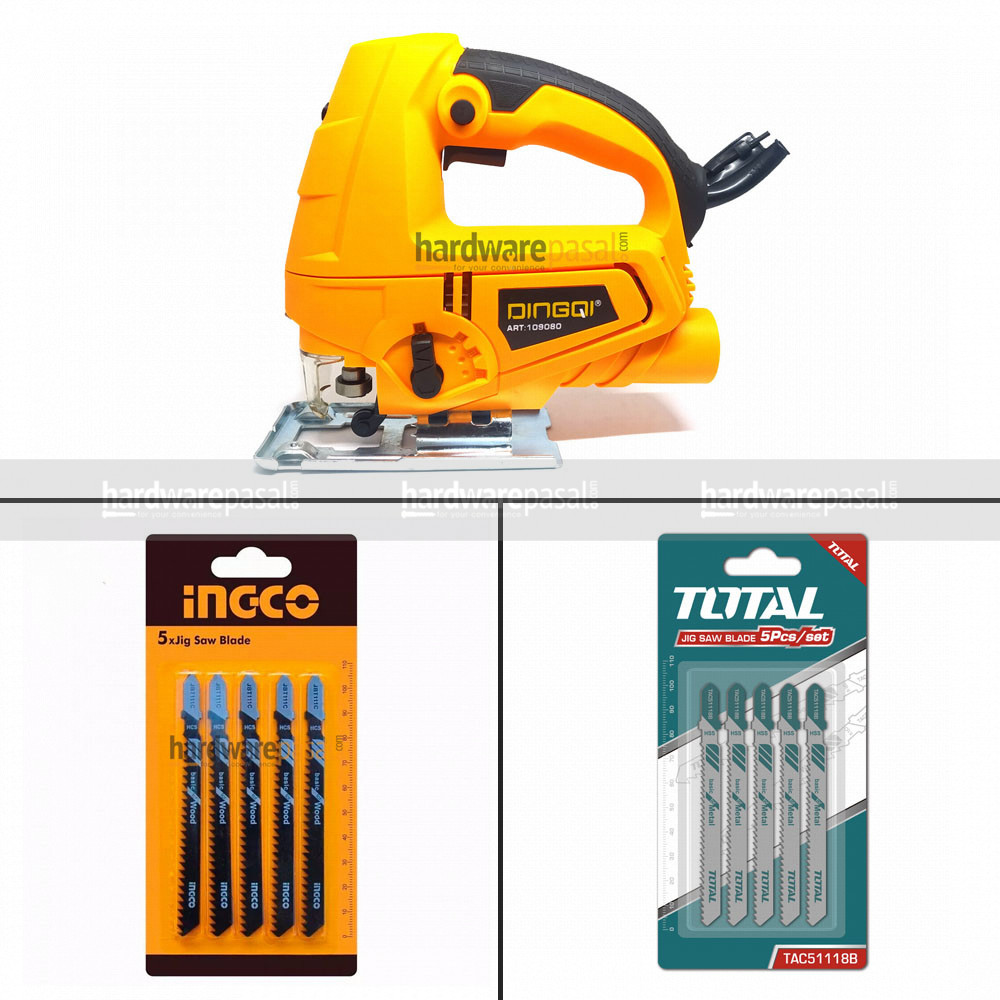 Jigsaw plus metal and wood blade