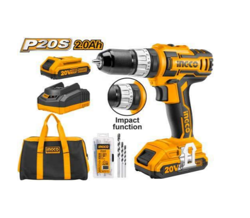 Ingco 20Volt Lithium-Ion Impact Drill CIDLI20012