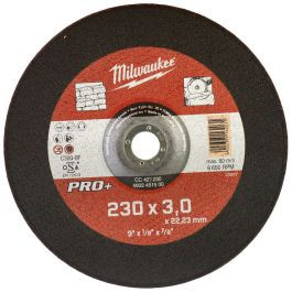 Milwaukee 230*3mm Stone Cutting Disc PRO+