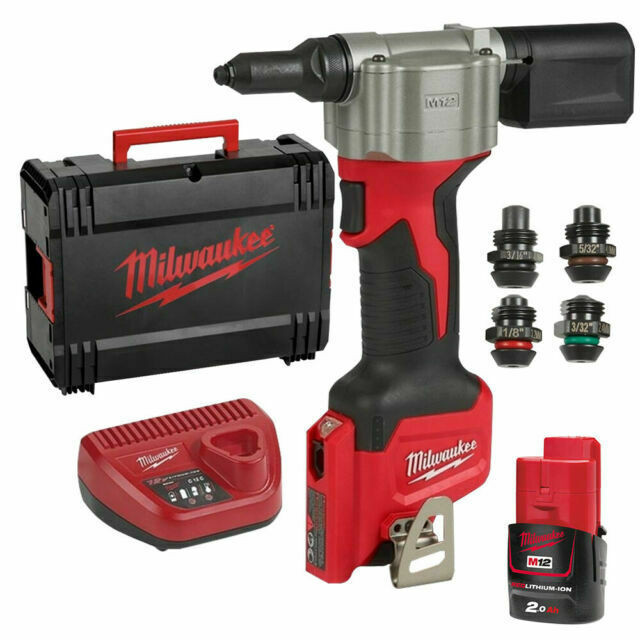 Milwaukee 12Volt Rivet Tool M12BPRT-201X