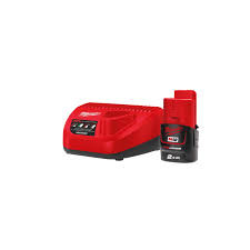 Milwaukee 18V 2.0Ah Battery x1 +12v Charger M12NRG-201