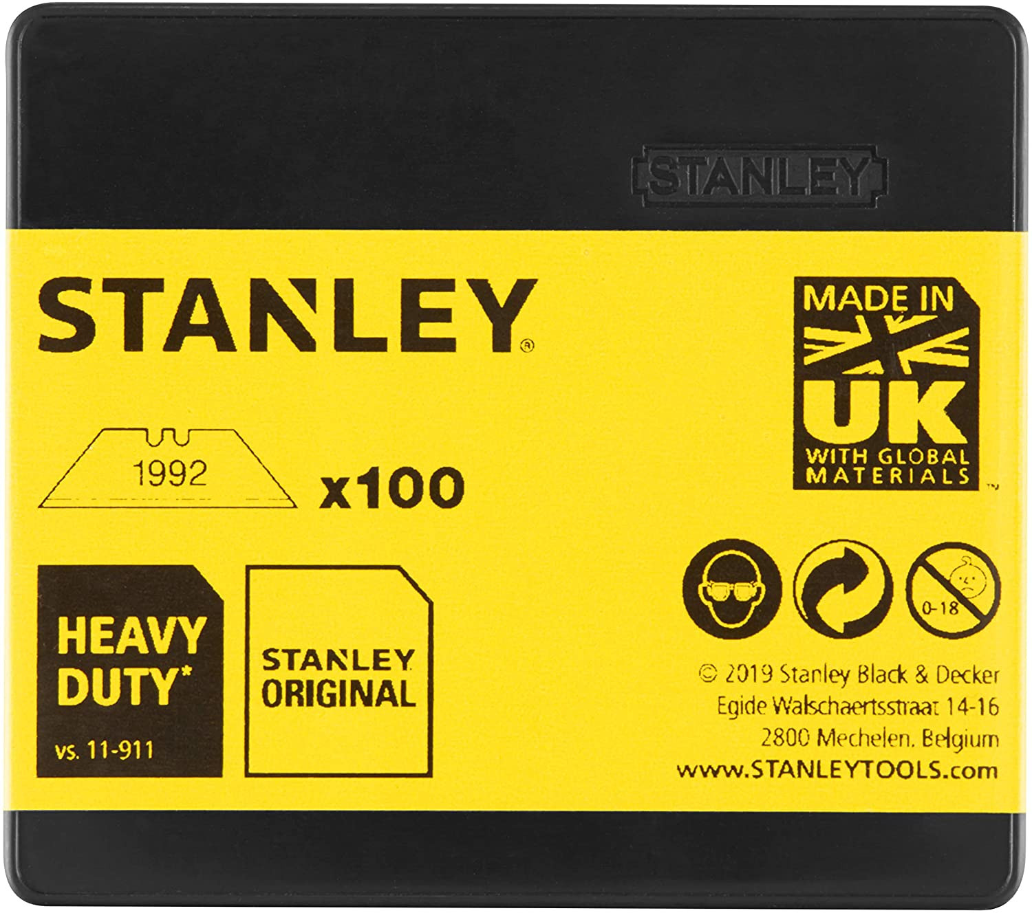 Stanley 100Pcs Knife Blade 1-11-921