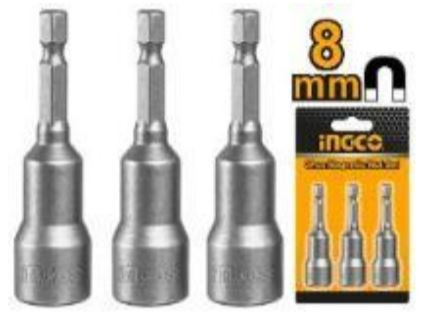 Ingco 3Pcs Magnetic Nut Set AMN0831