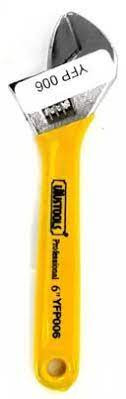UYUSTOOLS 6'' Adjustable Wrench- Dip Handle YFP006