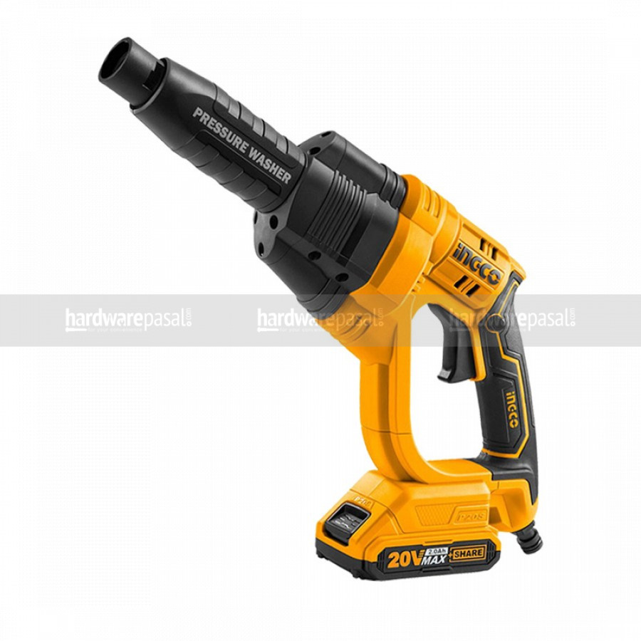Ingco Lithium-Ion Pressure Washer CPWLI20082