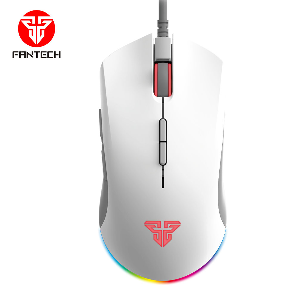 Fantech Blake Wired Gaming Mouse(White and Pink Addition) X17