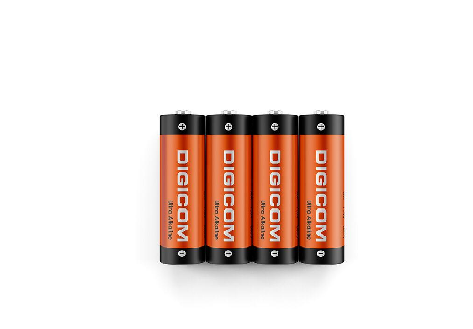 Digicom 4Pcs Battery AA,R6P