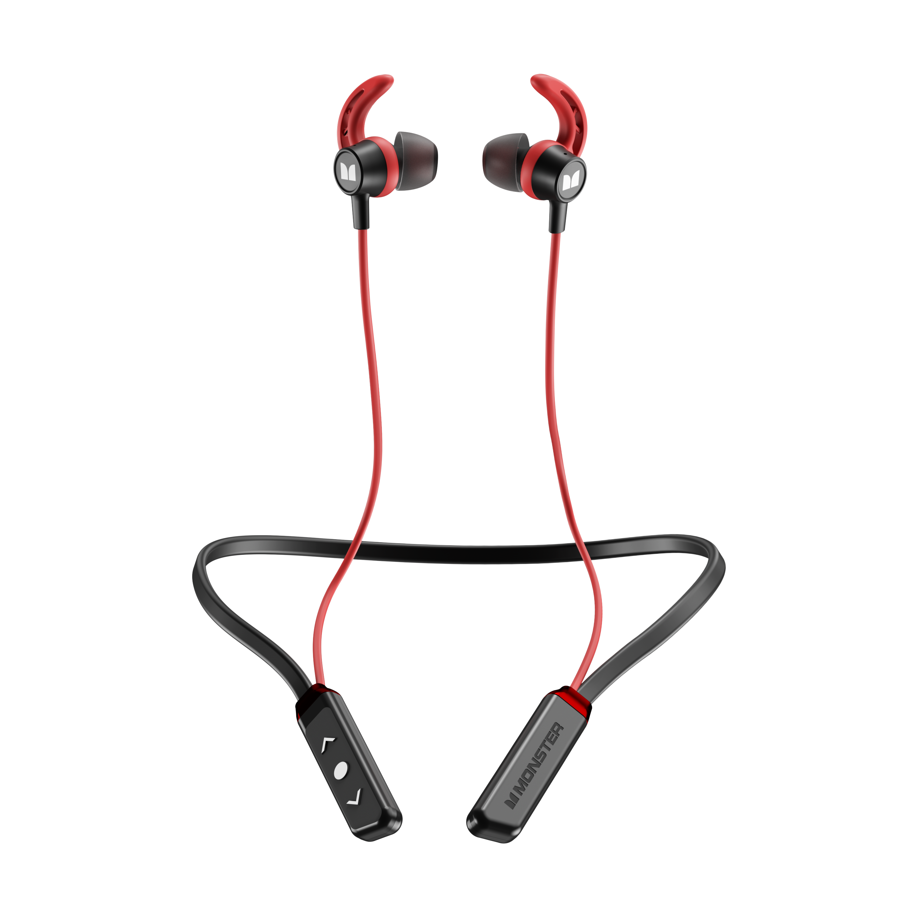 MONSTER iSport Solitaire Lite (Black+Red) Earphone MH11906